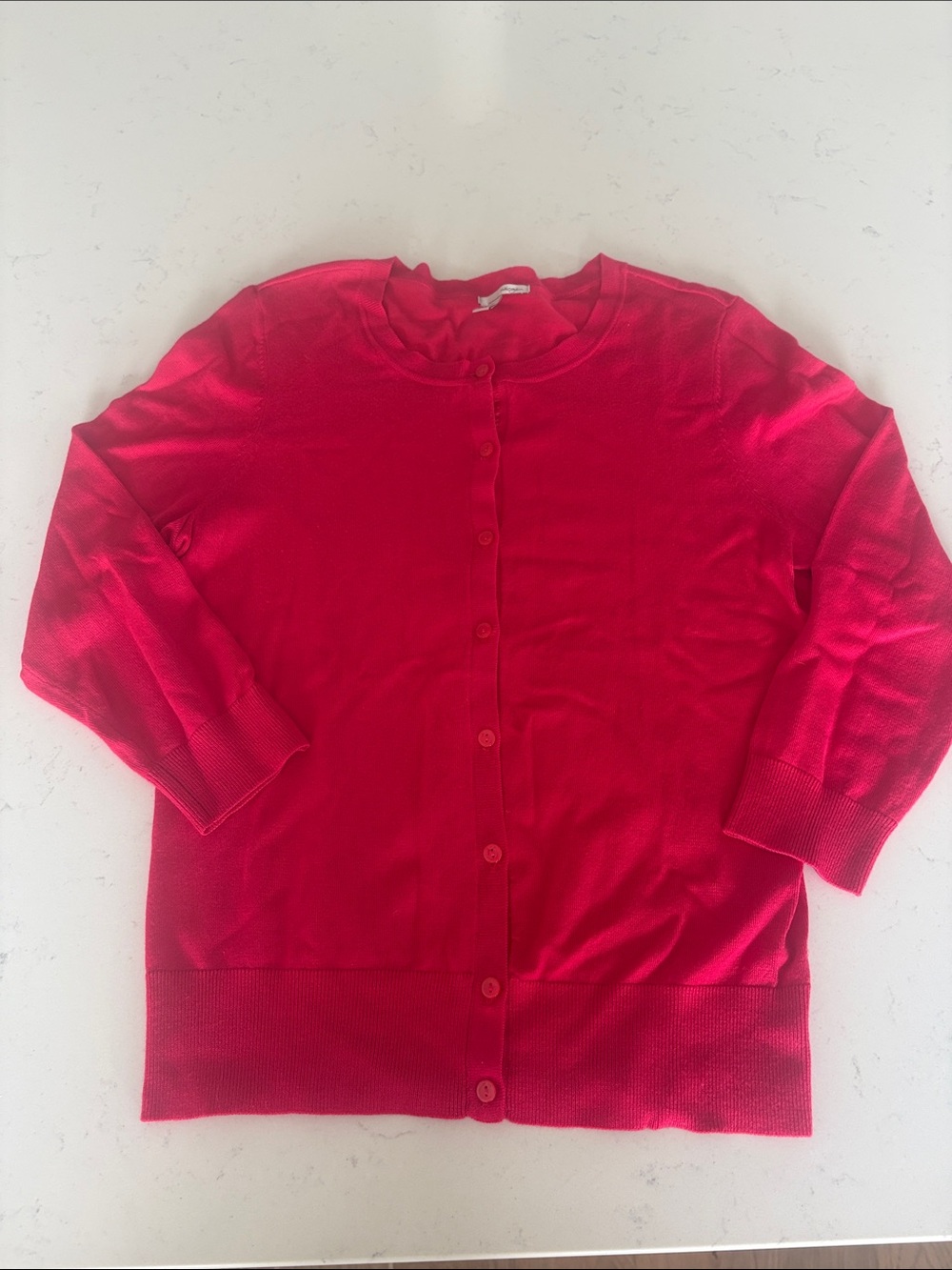 Halogen Fuchsia Button-Front Cardigan